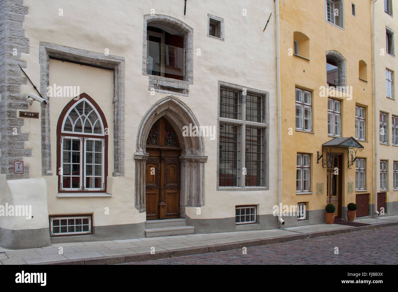 The Three Sisters Hotel Tallinn Estonia Stock Photo Alamy