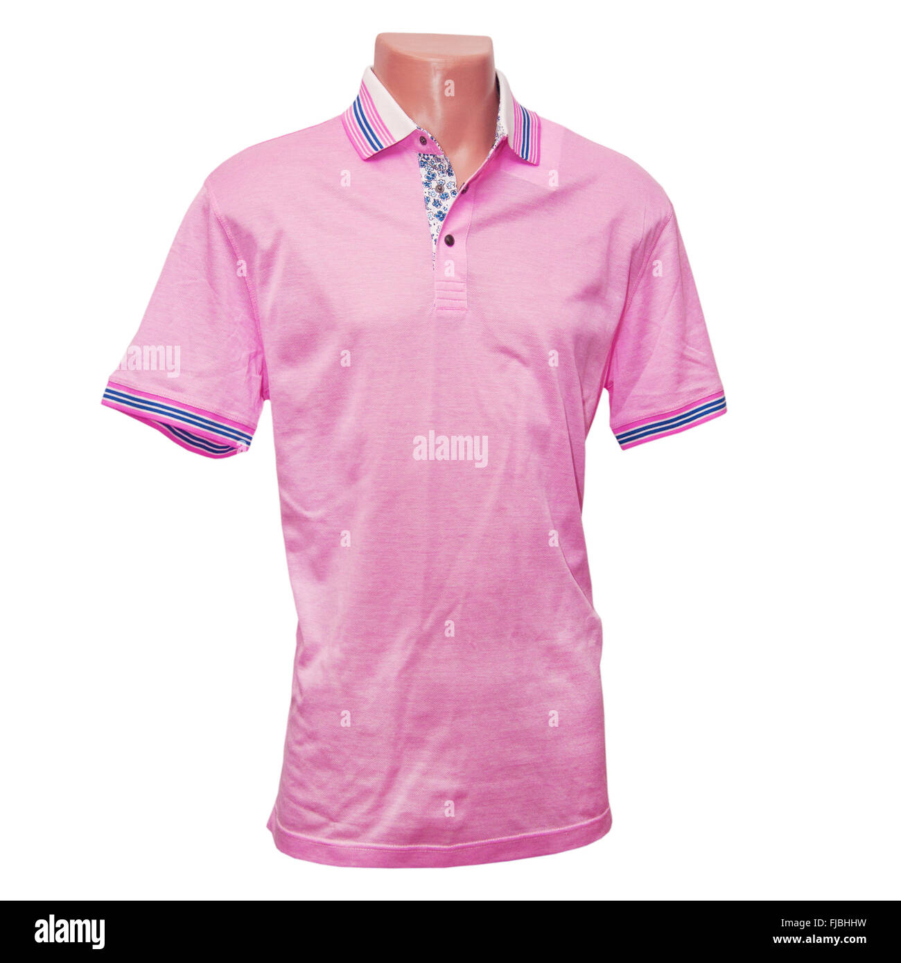 pink shirt Stock Photo