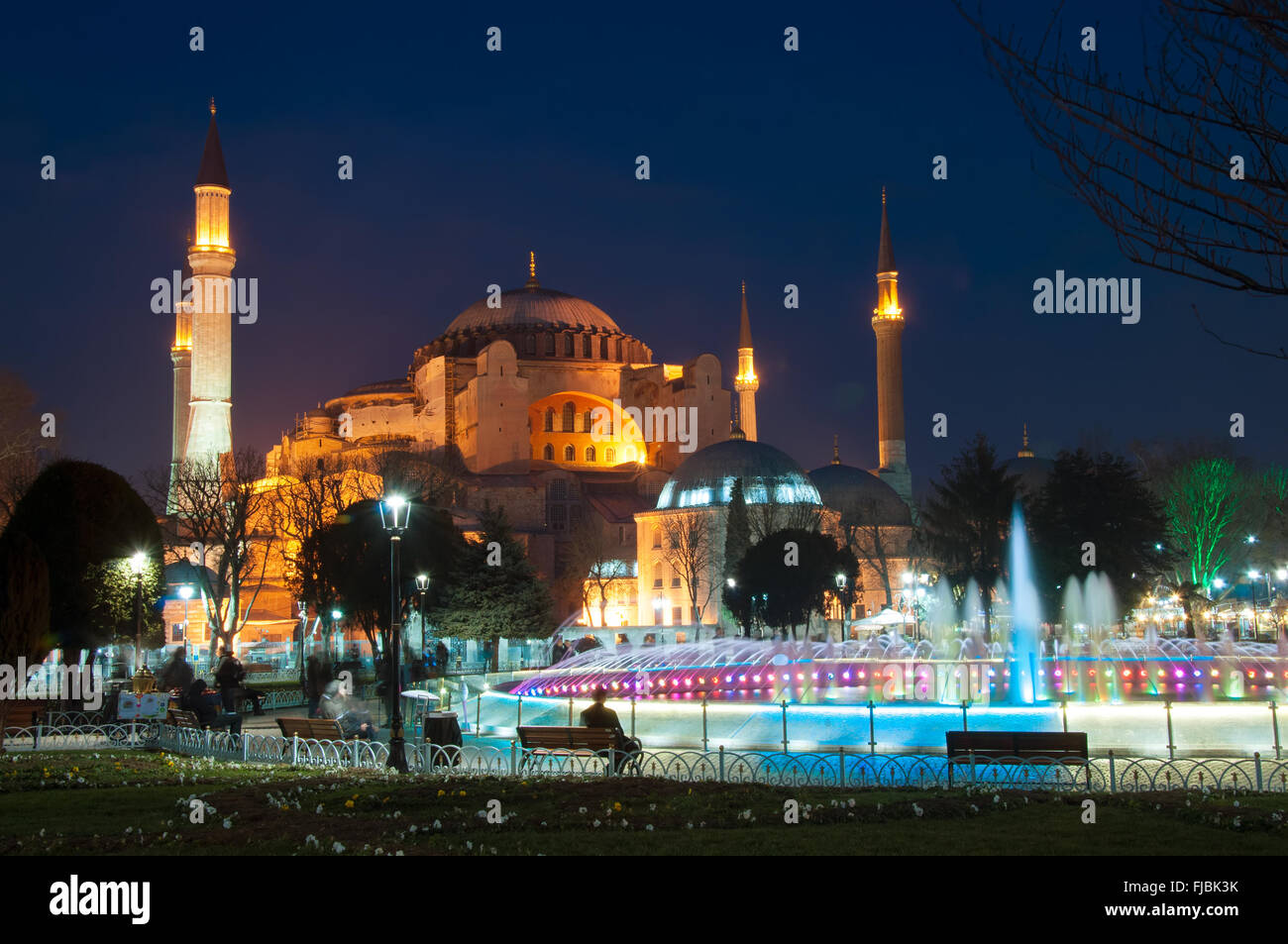 Hagia sofia at night hi-res stock photography and images - Alamy