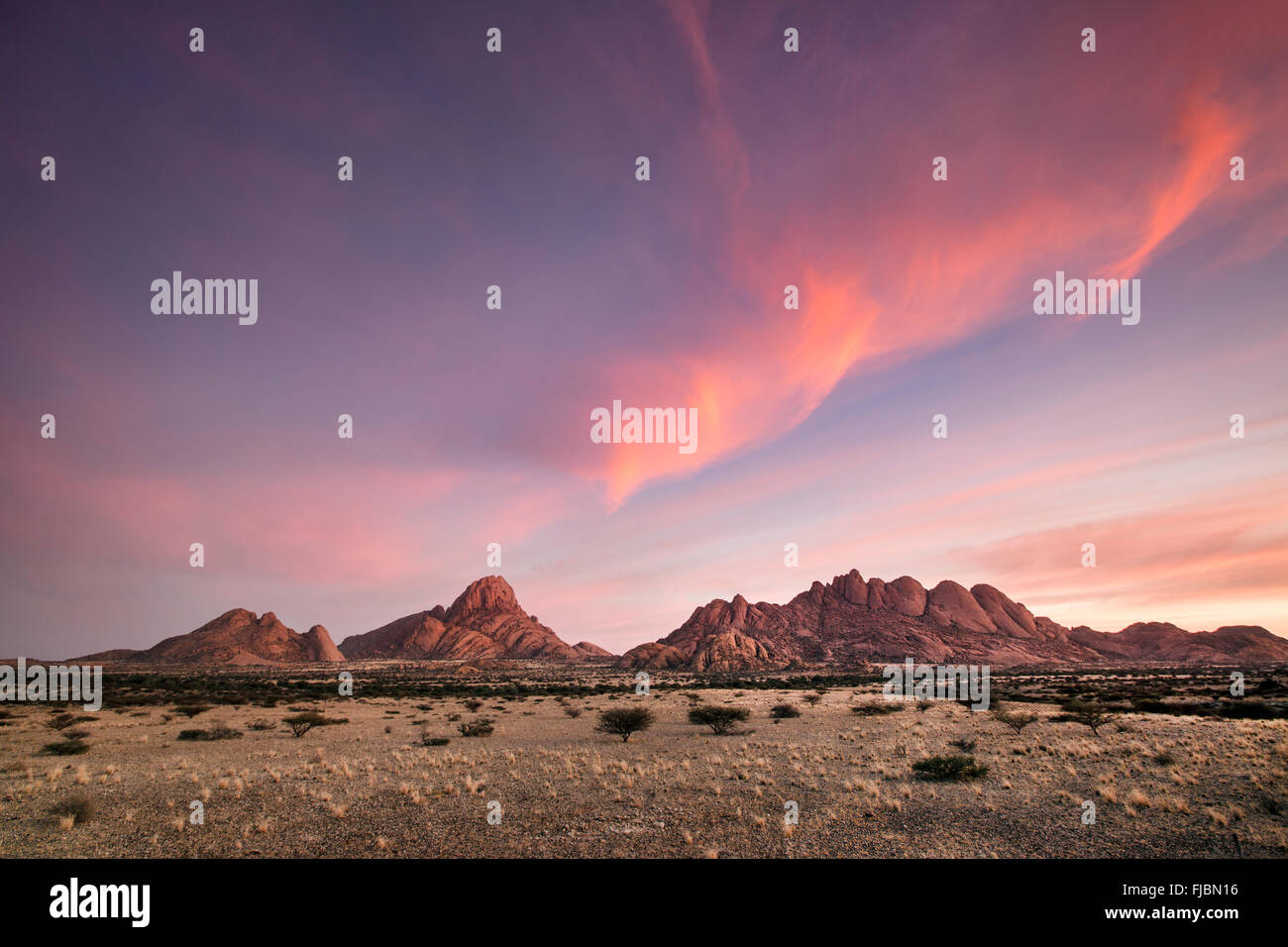 Spitzkoppe, Namibia. Stock Photo