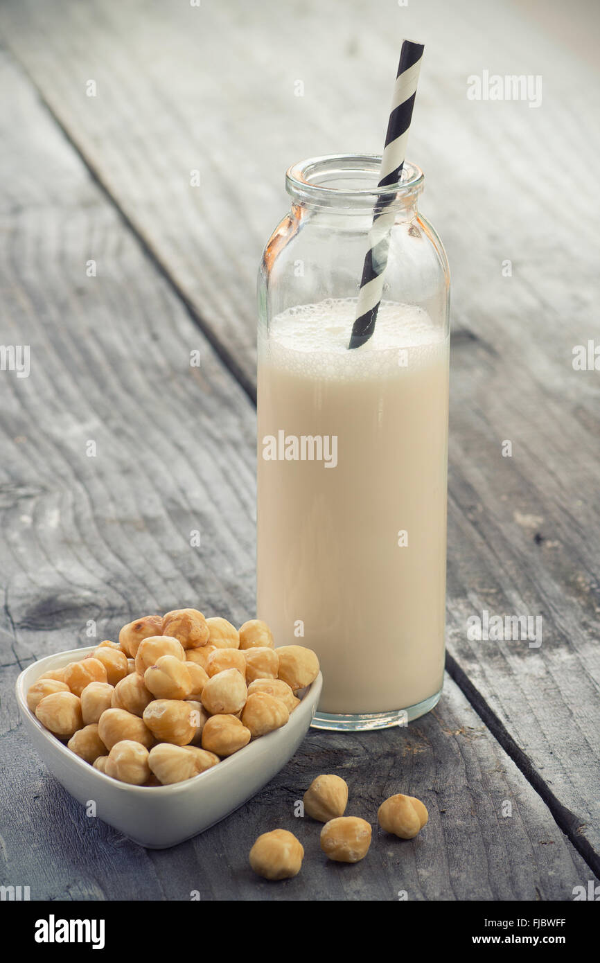Hazelnut milk hires stock photography and images Alamy