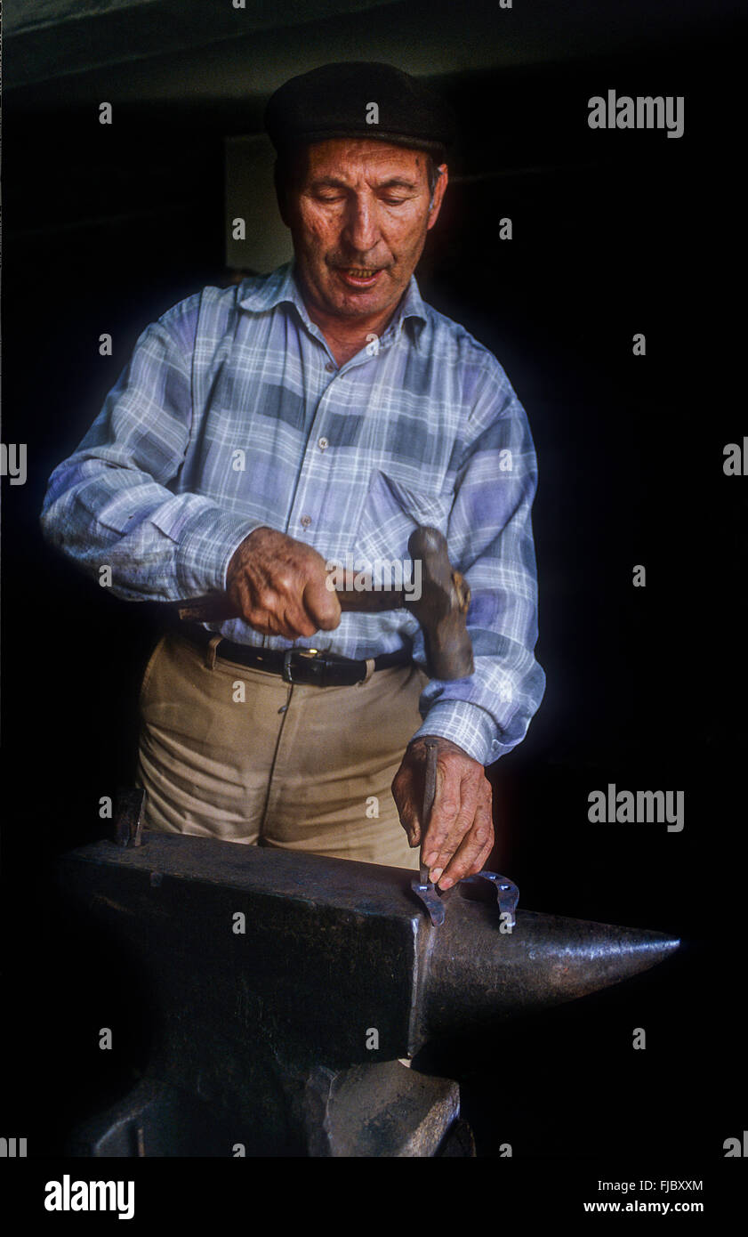 Blacksmith, Mocanal, El Hierro, Canary Island, Spain, Europe Stock Photo