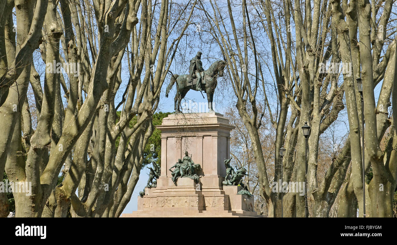 statue of giuseppe garibaldi Stock Photo