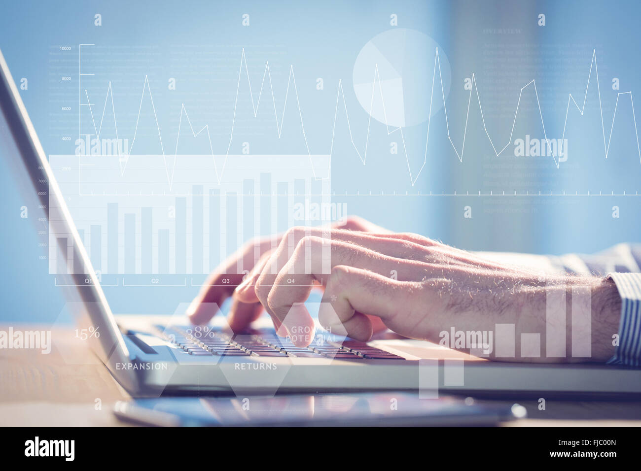 Data graphs hi-res stock photography and images - Alamy