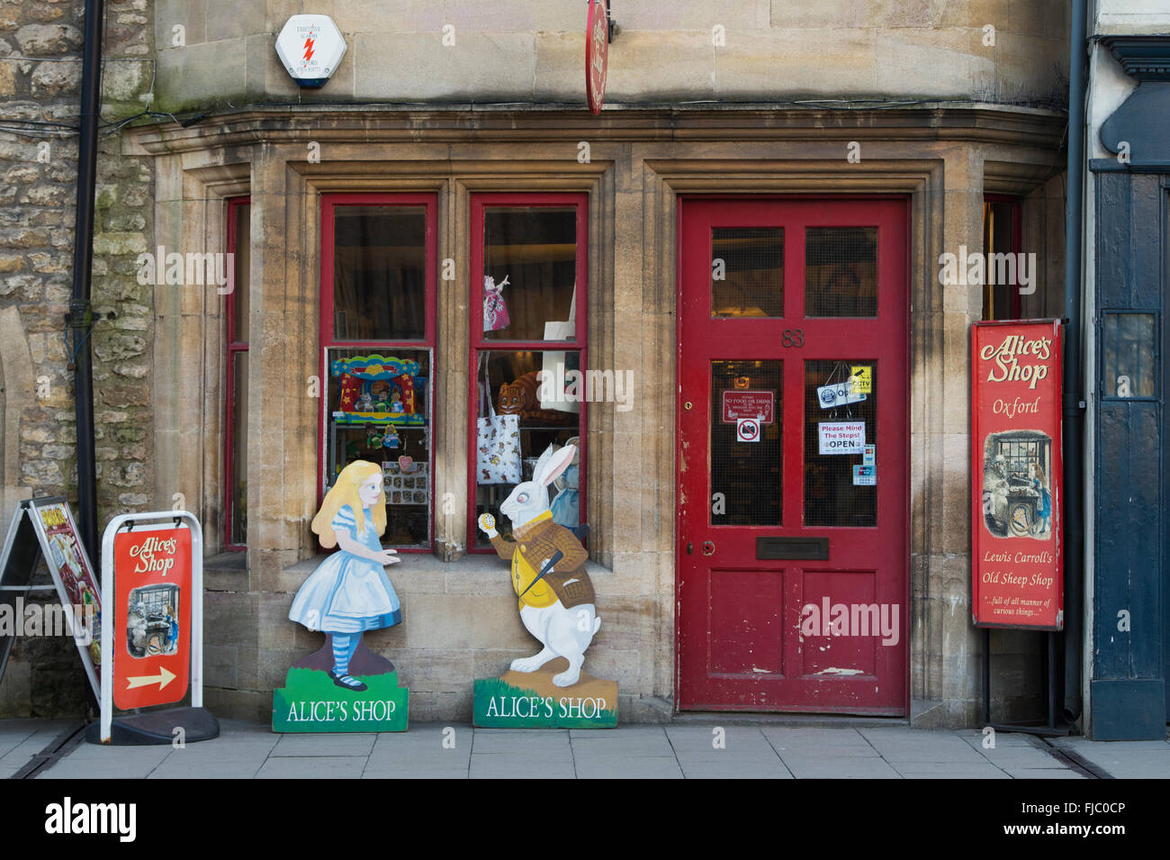 Alices Shop. The Alice in Wonderland Shop Oxford England Stock Photo Alamy