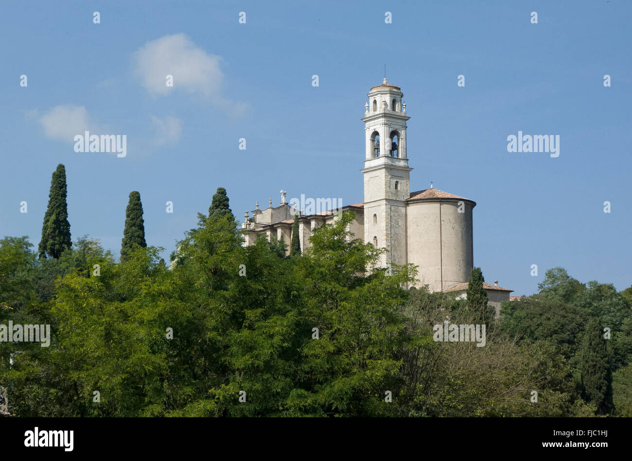 Kirche, Monzambano, Lombardei, Italien | Church, Monzambano, Lombardy, Italy Stock Photo