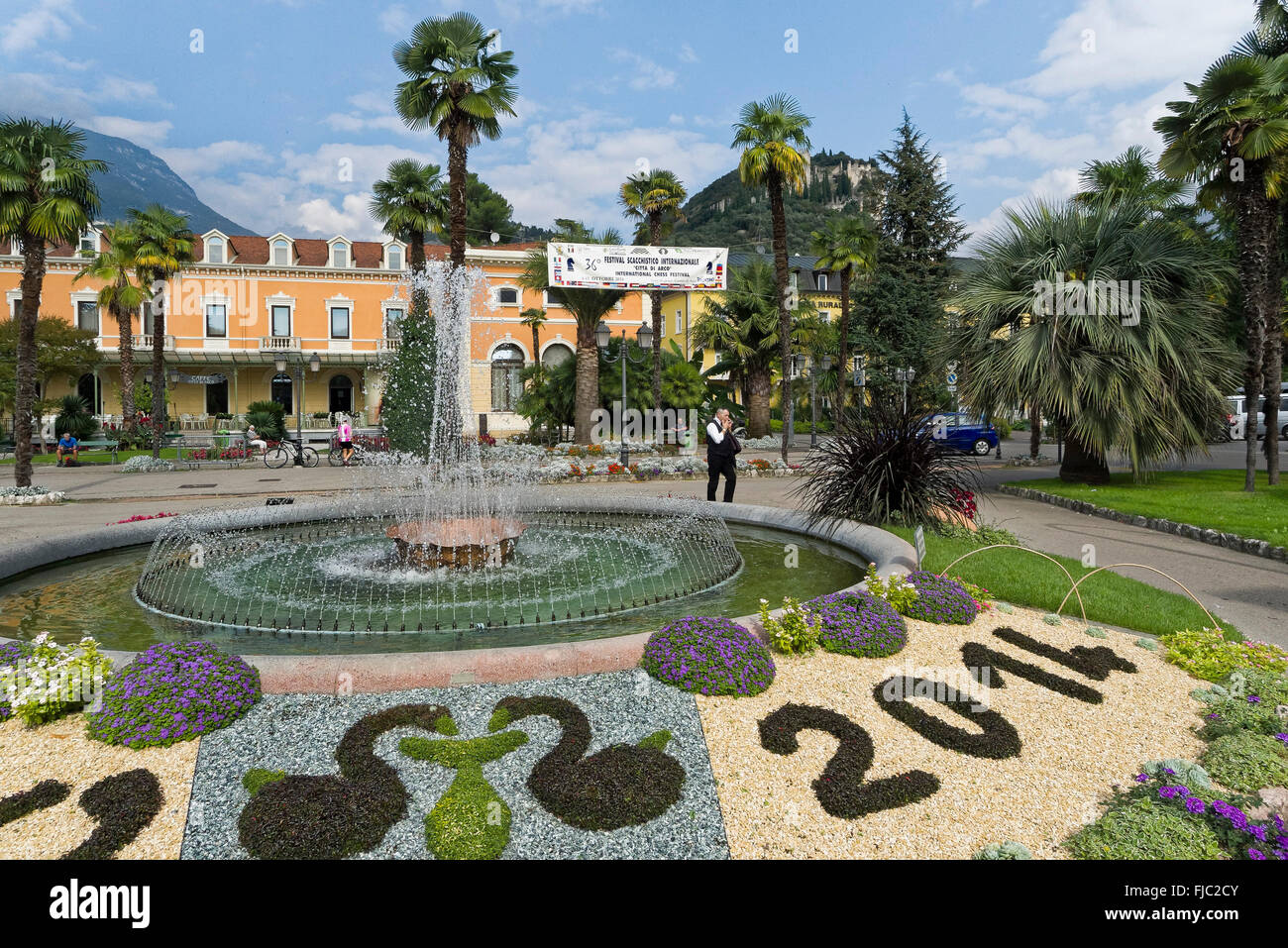 Arco, Gardasee, Trentino, Italien | Arco, Lake Garda, Trentino, Italy Stock Photo