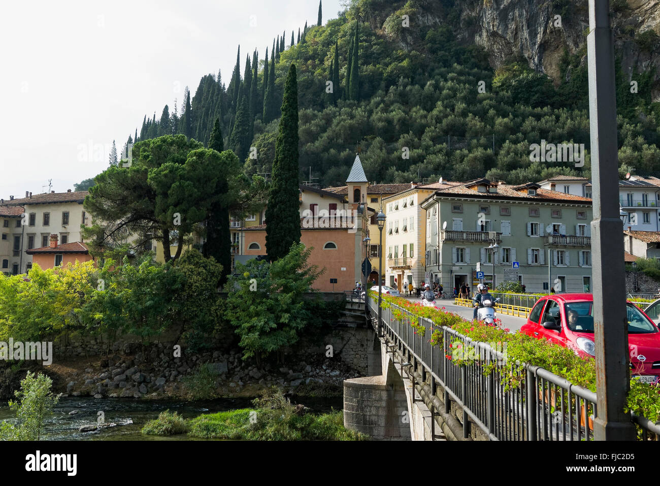 Arco, Gardasee, Trentino, Italien | Arco, Lake Garda, Trentino, Italy Stock Photo