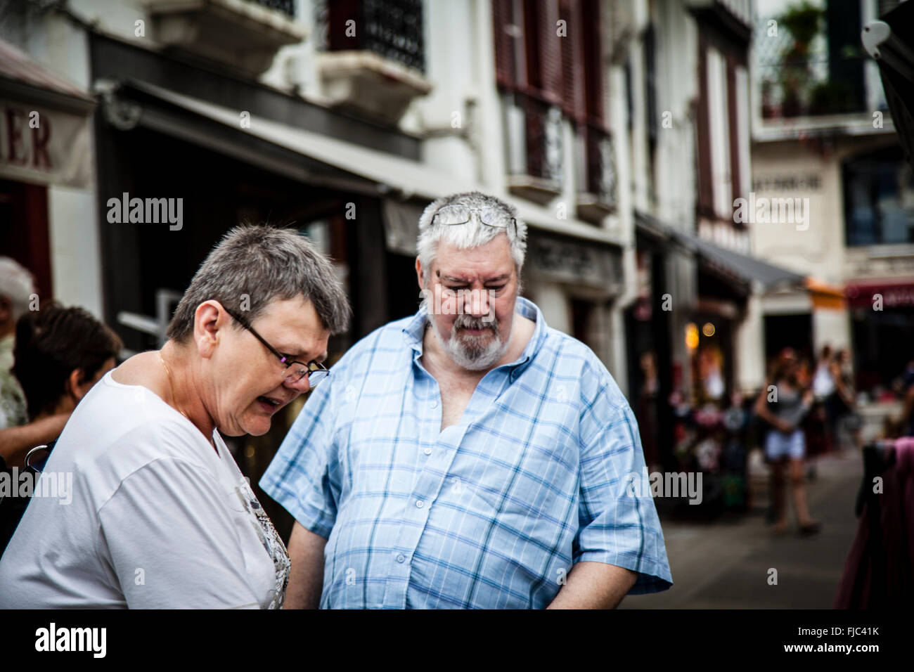 Street in Saint Jean de Luz, France Stock Photo Alamy