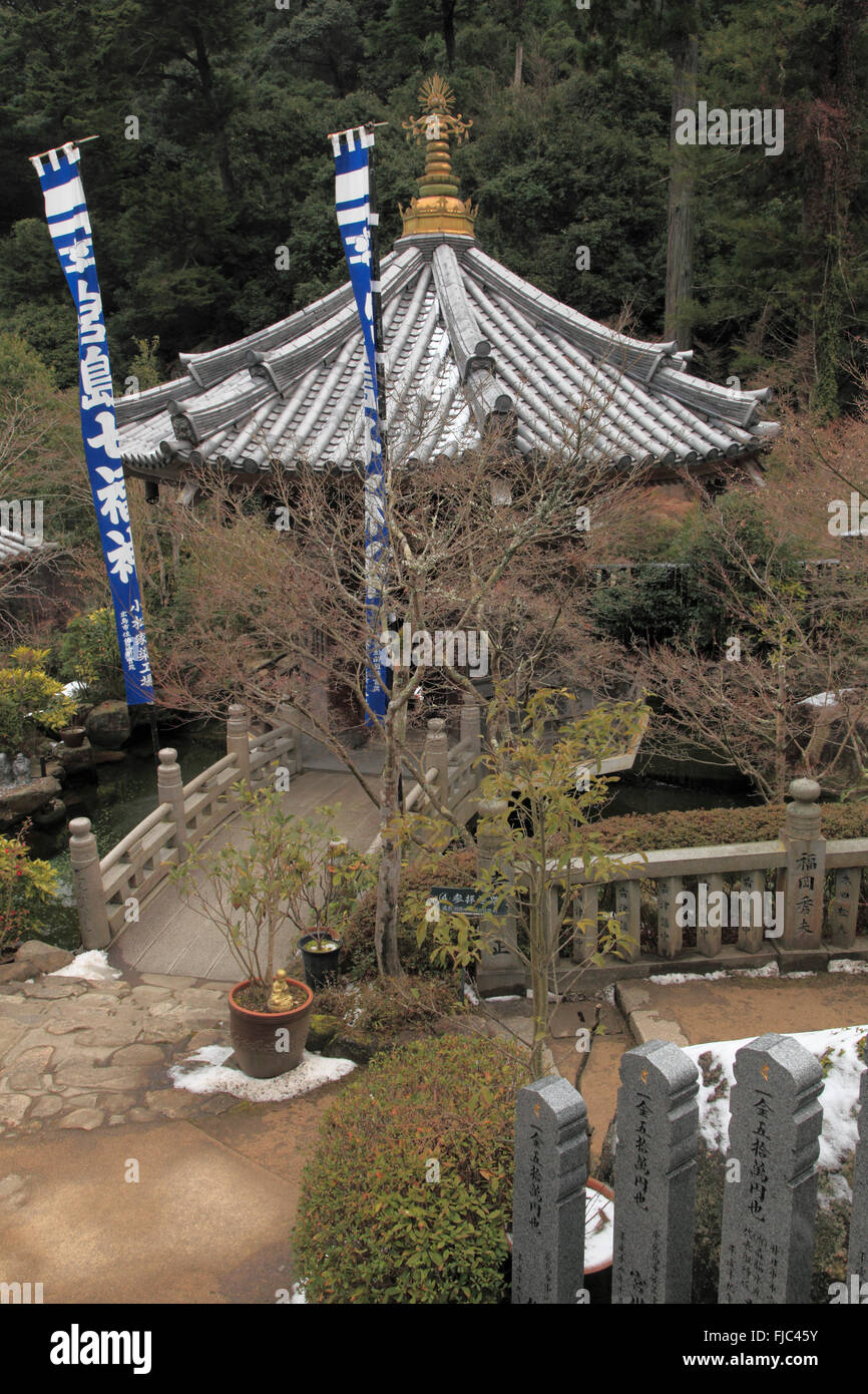 Japan, Miyajima, Daisho-in Temple, garden, Stock Photo