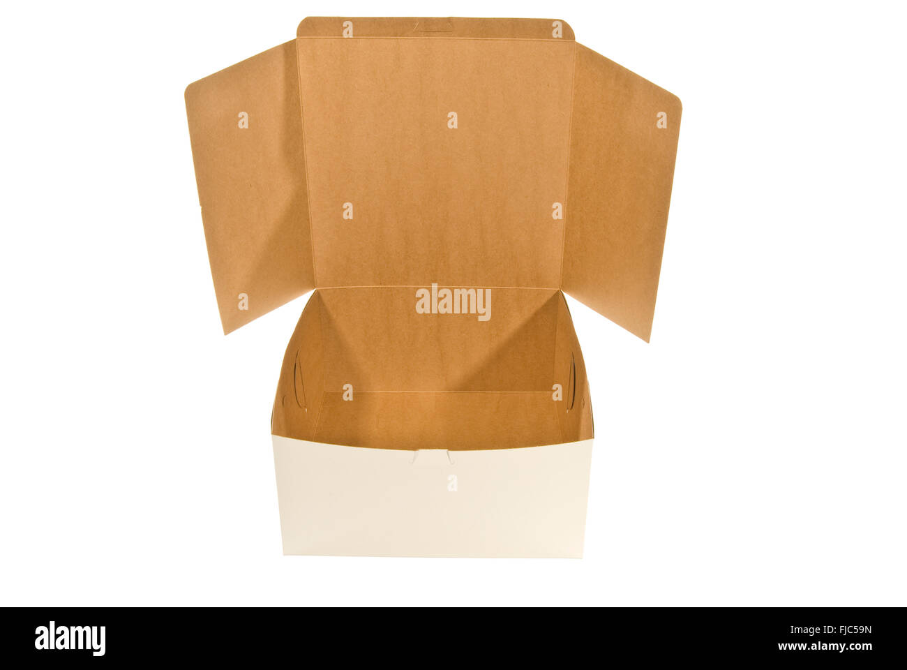 Empty Cake Box Stock Photo Alamy