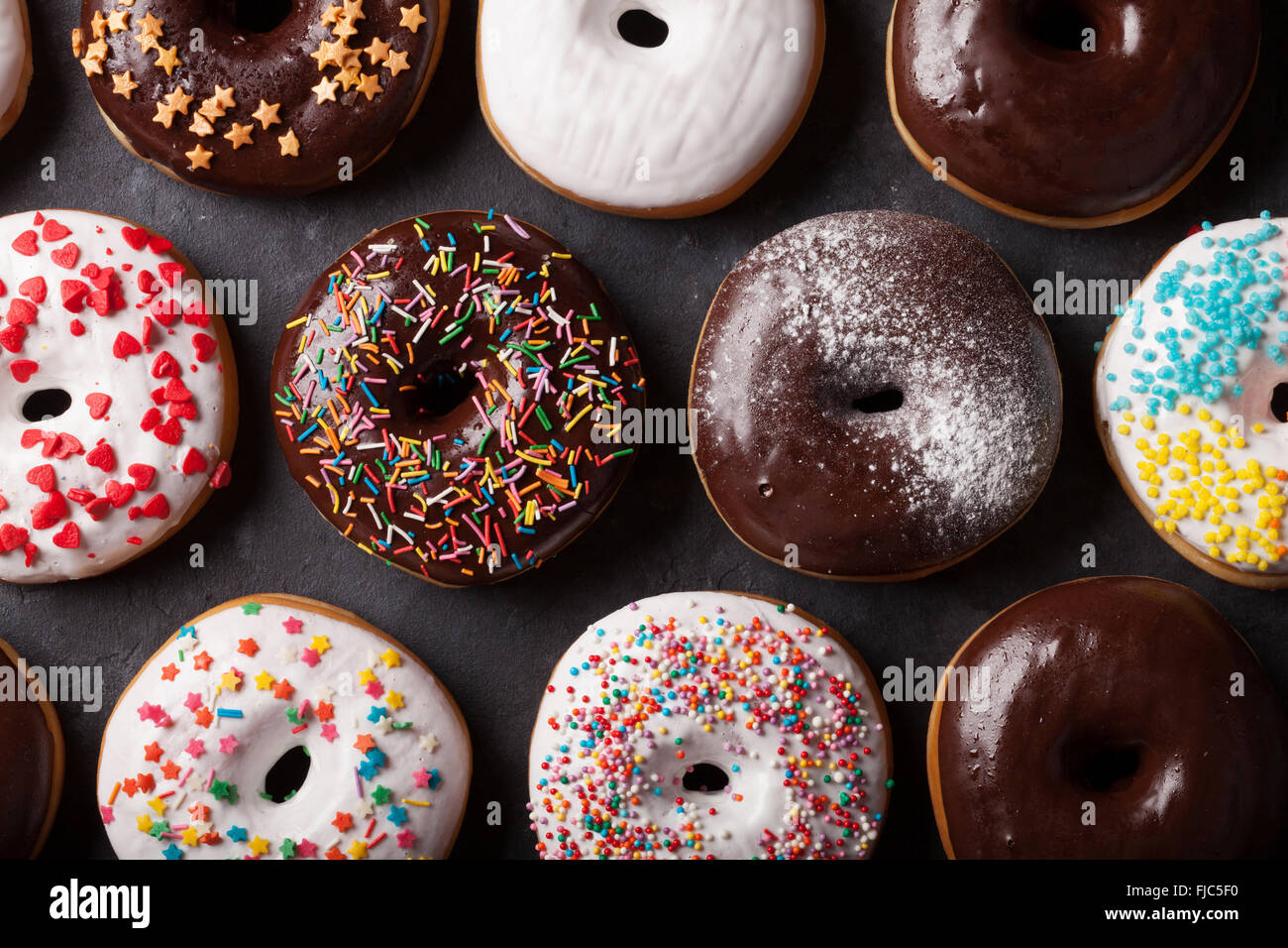 Donuts top hi-res stock photography and images - Alamy