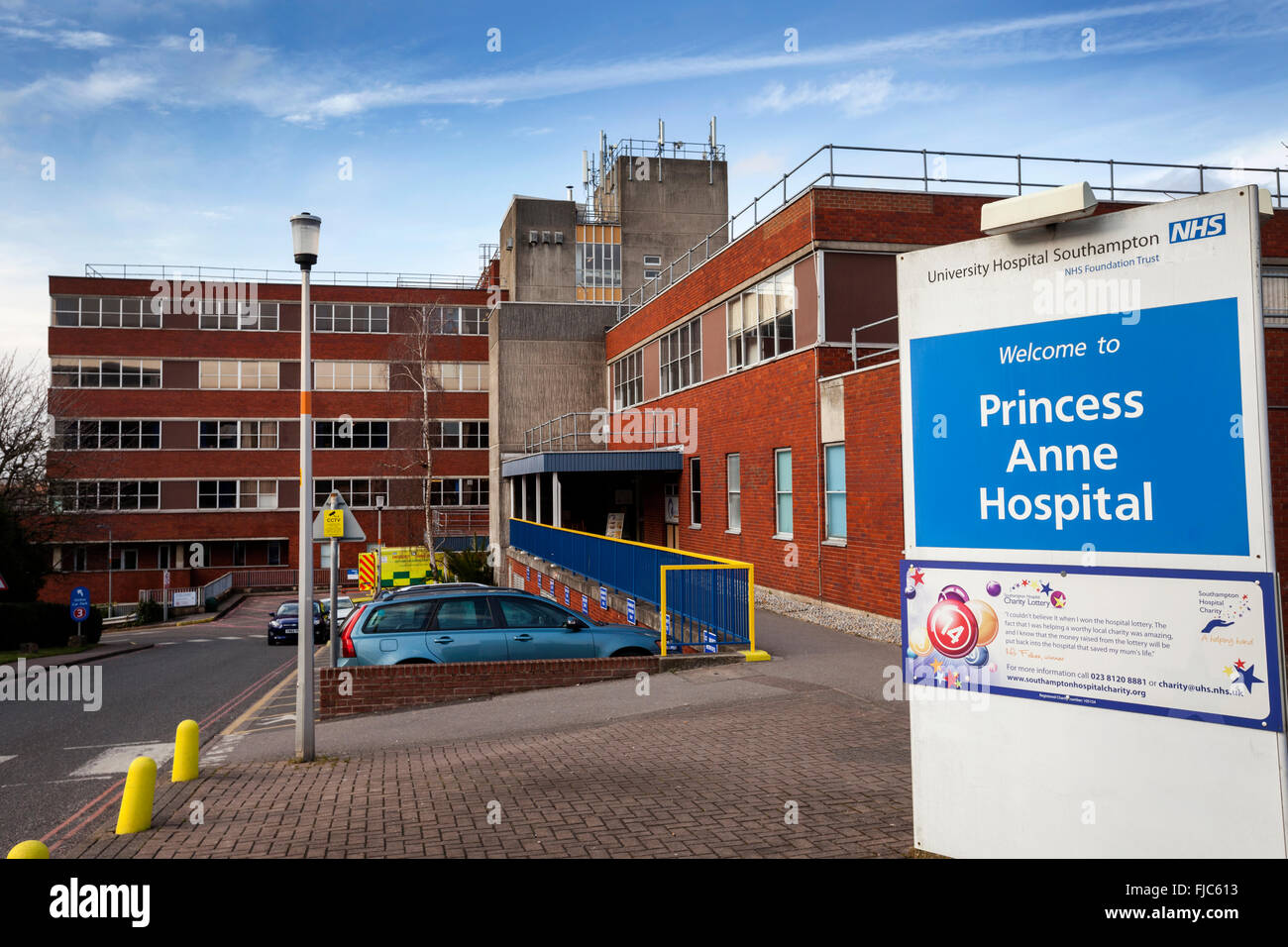 Princess Anne Hospital in Southampton, Hampshire, UK Stock Photo