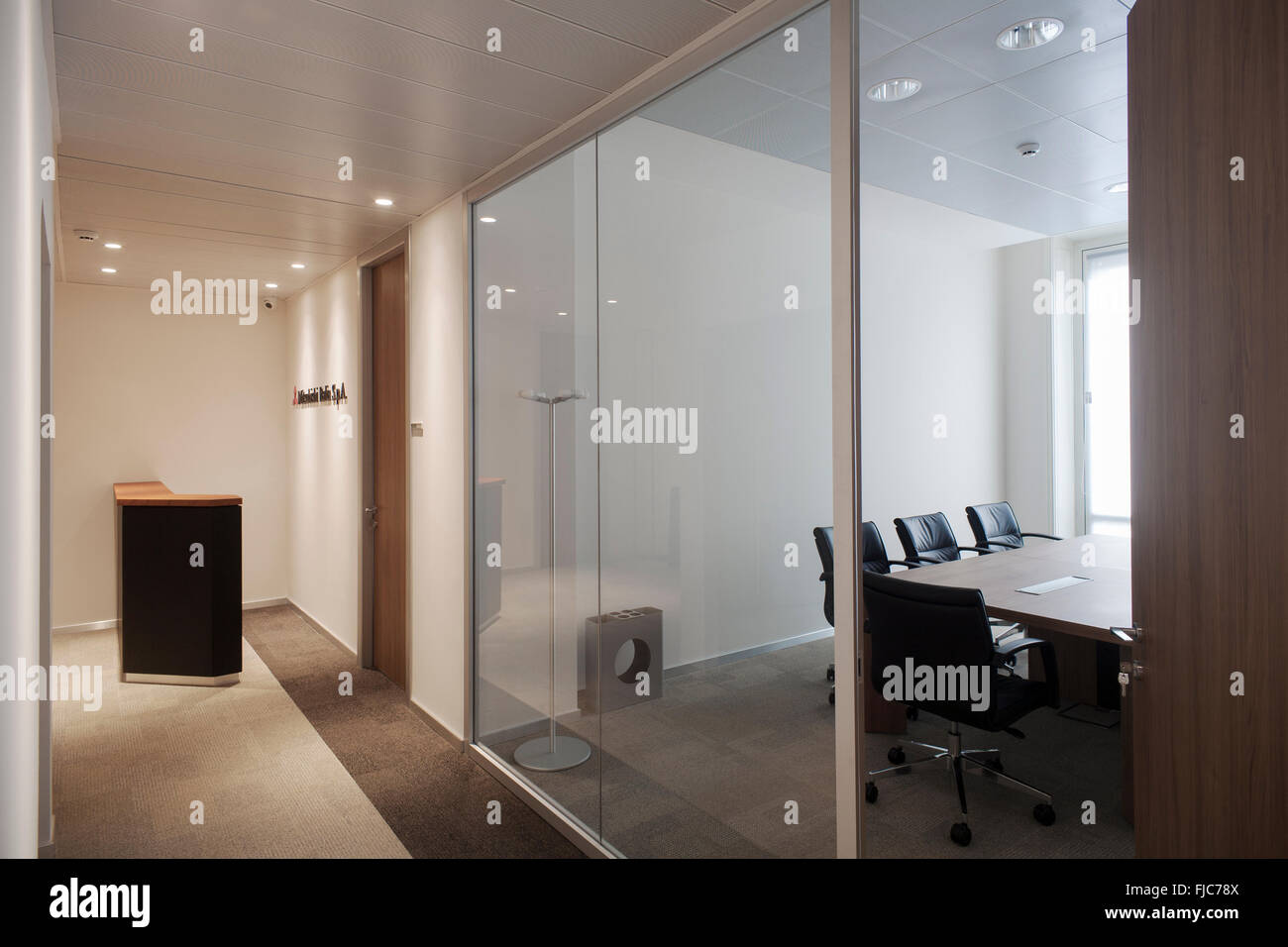Empty executive office interior Stock Photo