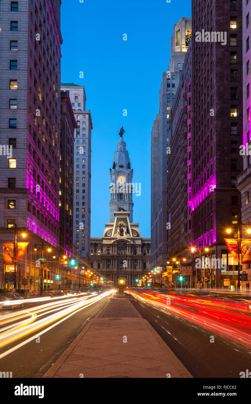 Philadelphia City Hall, Philadelphia, PA USA Stock Photo