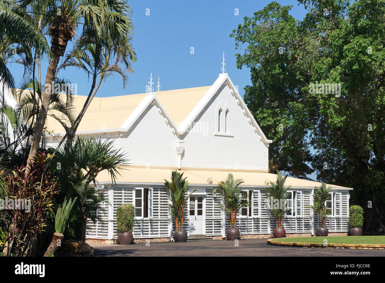 DARWIN, AUSTRALIA - MAY 12, 2015: Historic Government House of Darwin on May 12, 2015 in Australia Stock Photo