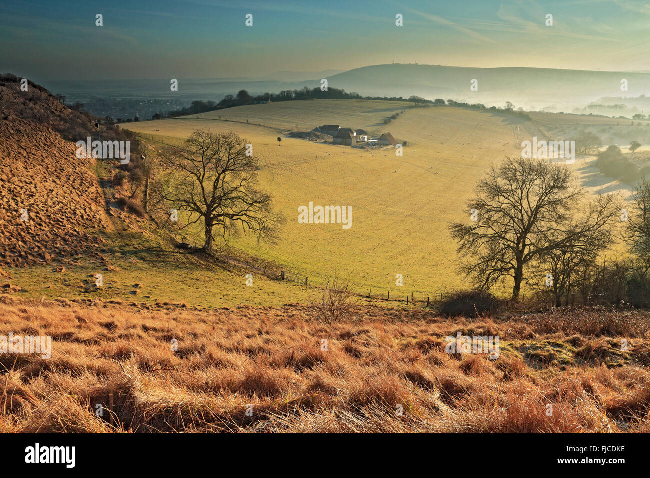 Steyning Bowl, West Sussex Stock Photo