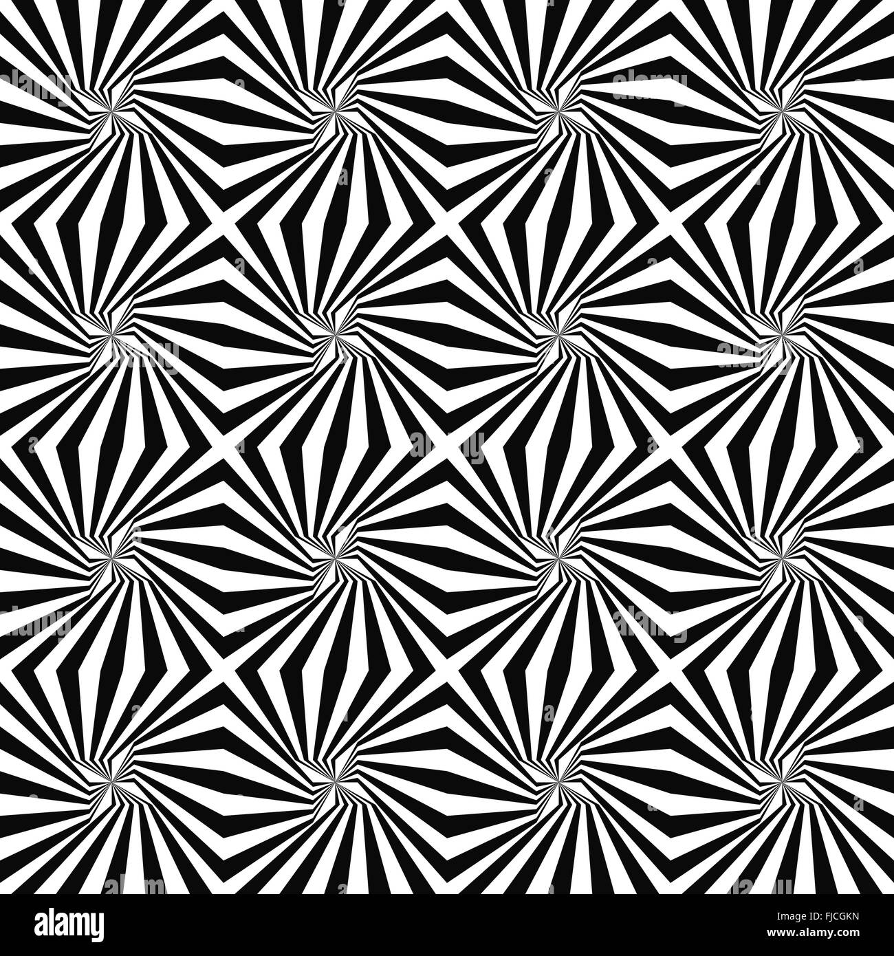 Monochrome seamless rotated stripe pattern Stock Vector