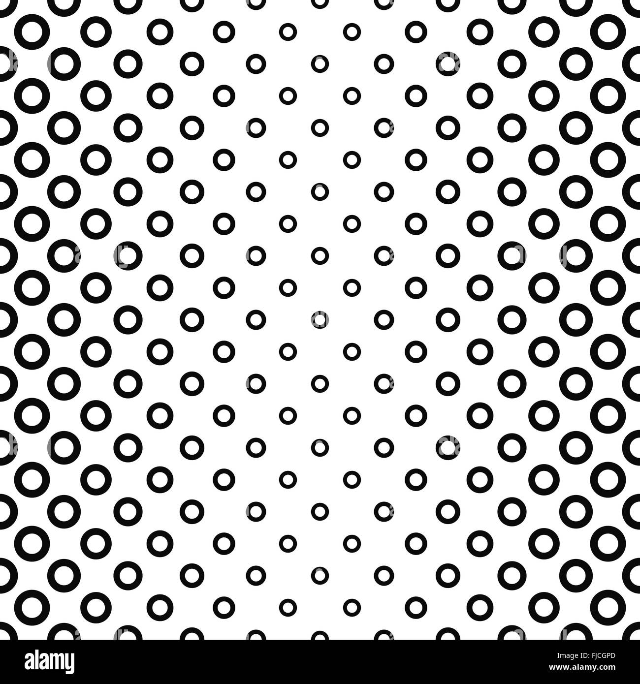 Seamless black and white ring pattern Stock Vector Image & Art Alamy