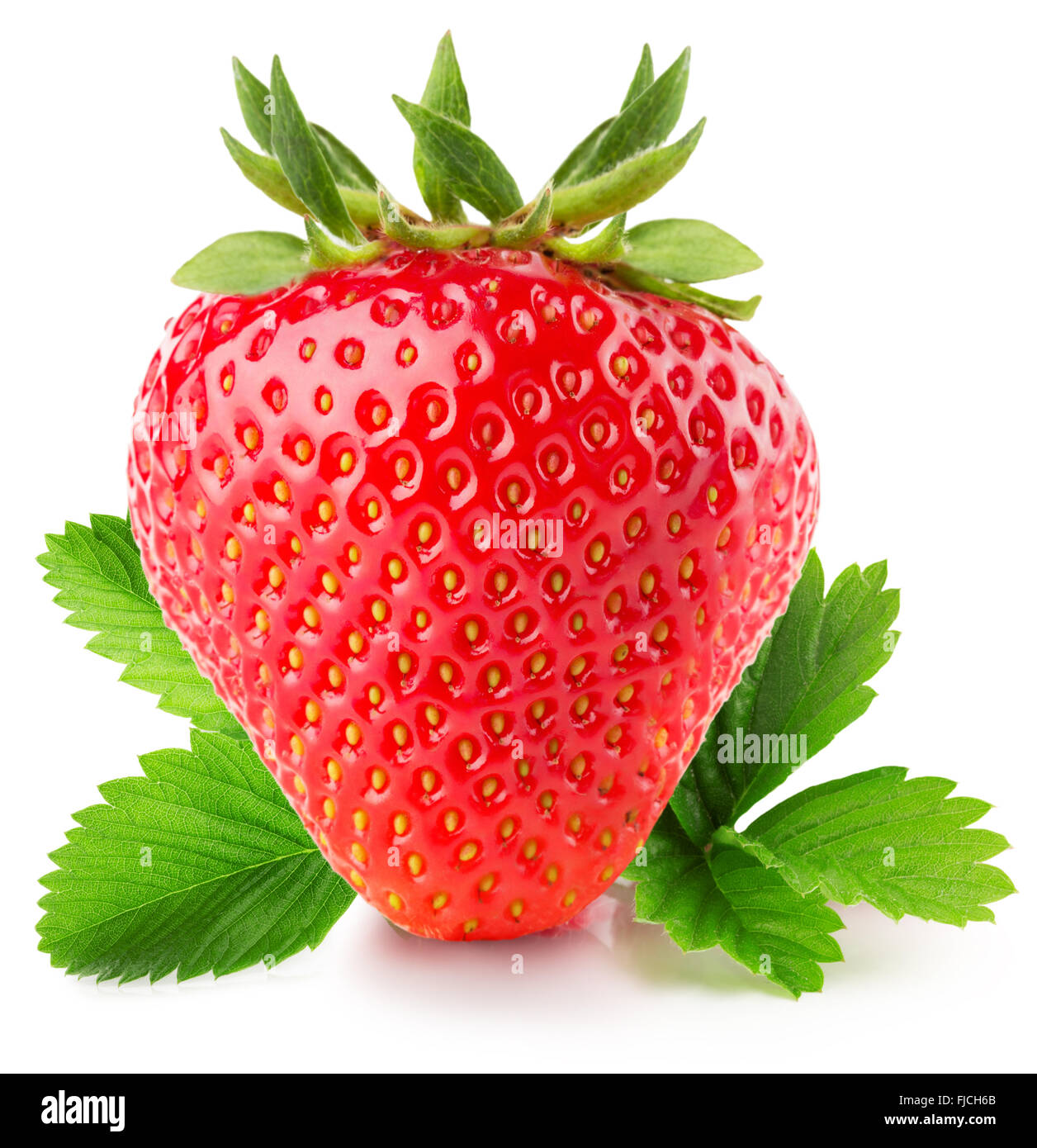 strawberry isolated on the white background. Stock Photo