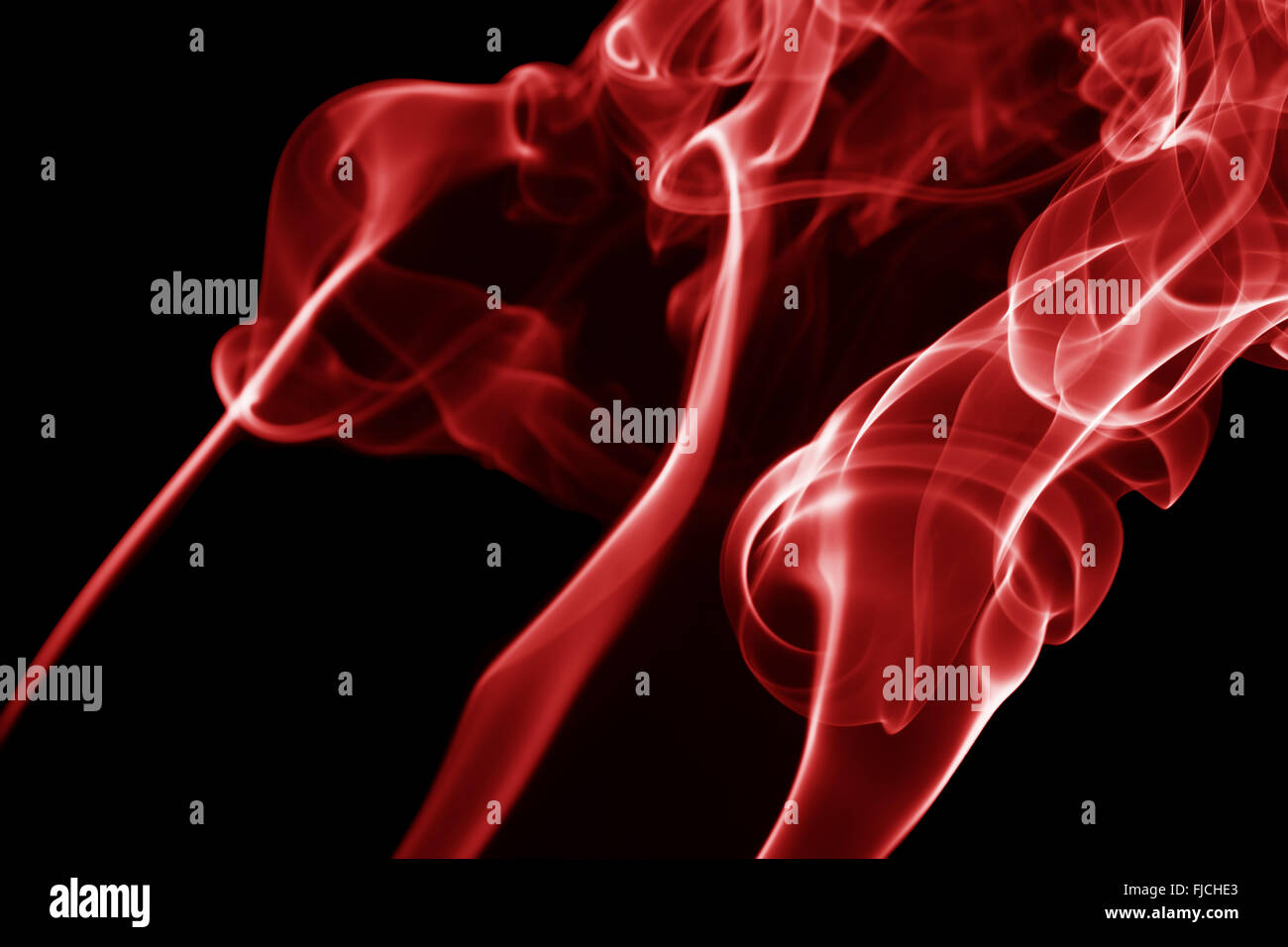 red steam on the black background Stock Photo - Alamy