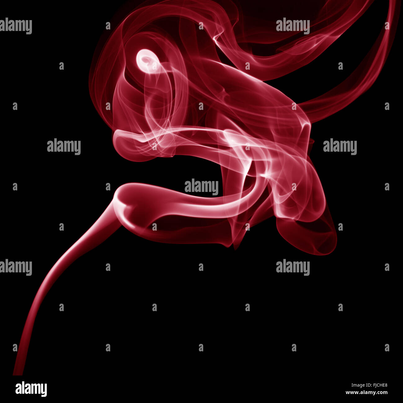 red-steam-on-the-black-background-stock-photo-alamy