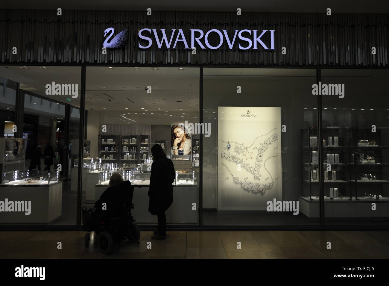 Swarovski AG, is an Austrian producer of luxury cut lead glass,  headquartered in Wattens, Austria Stock Photo - Alamy