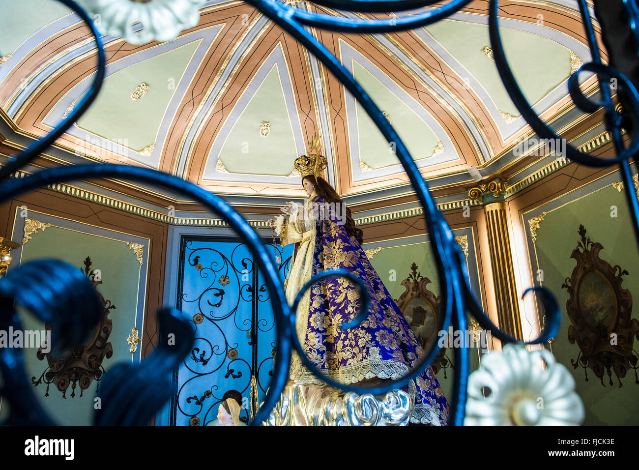 Spain, Murcia region, Calasparra, Virgen de la esperanza sanctuary, museum Stock Photo