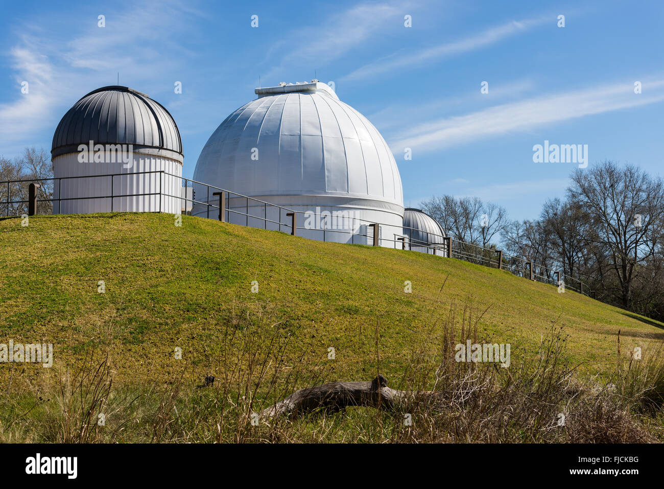 The George Observatory located at Brazos Bend State Park, Houston, Texas, USA. Stock Photo