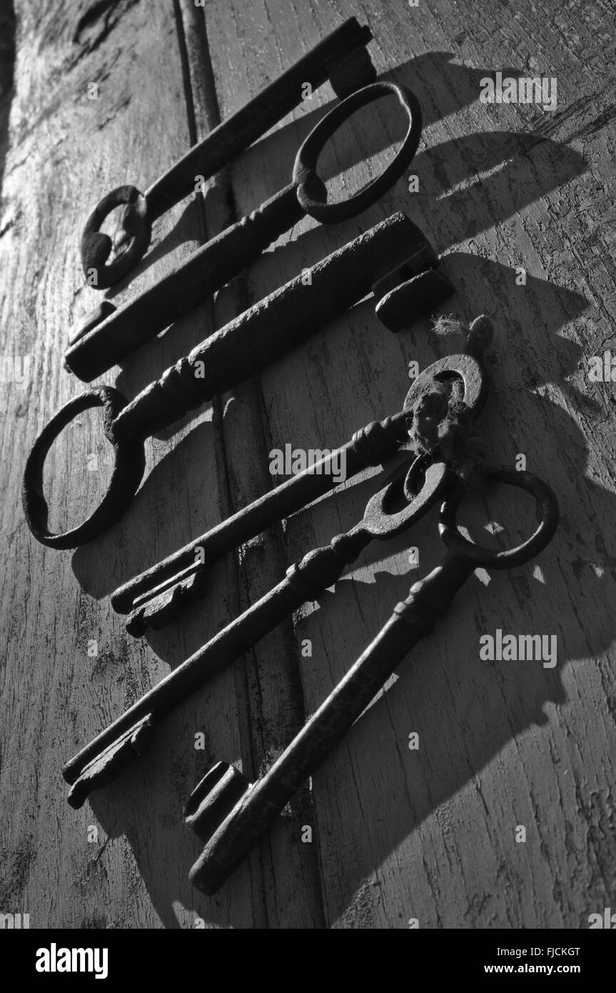 Skeleton keys Black and White Stock Photos & Images - Alamy