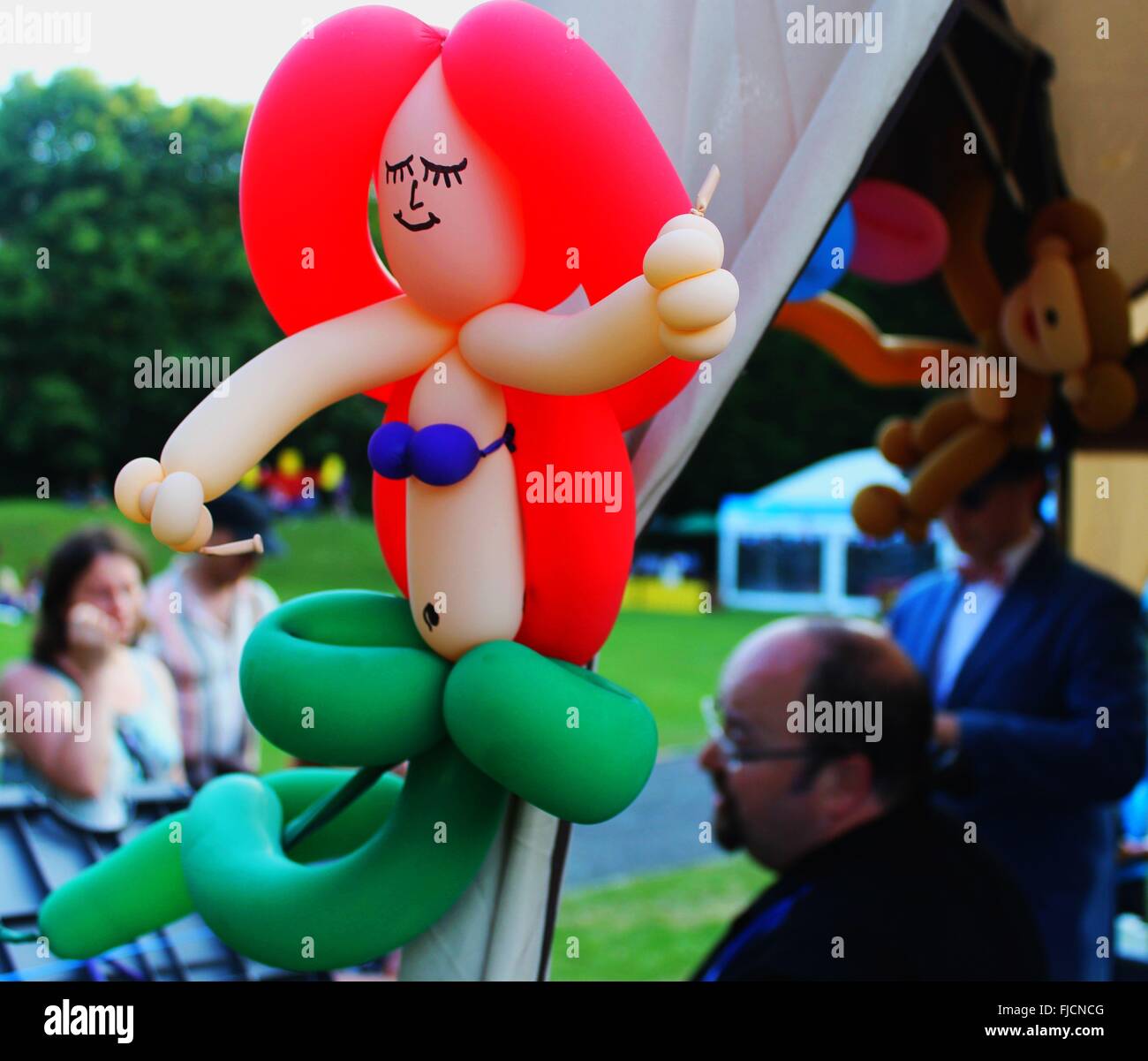 Piece of Art, Creation Using Balloons at World Street Art Festival at