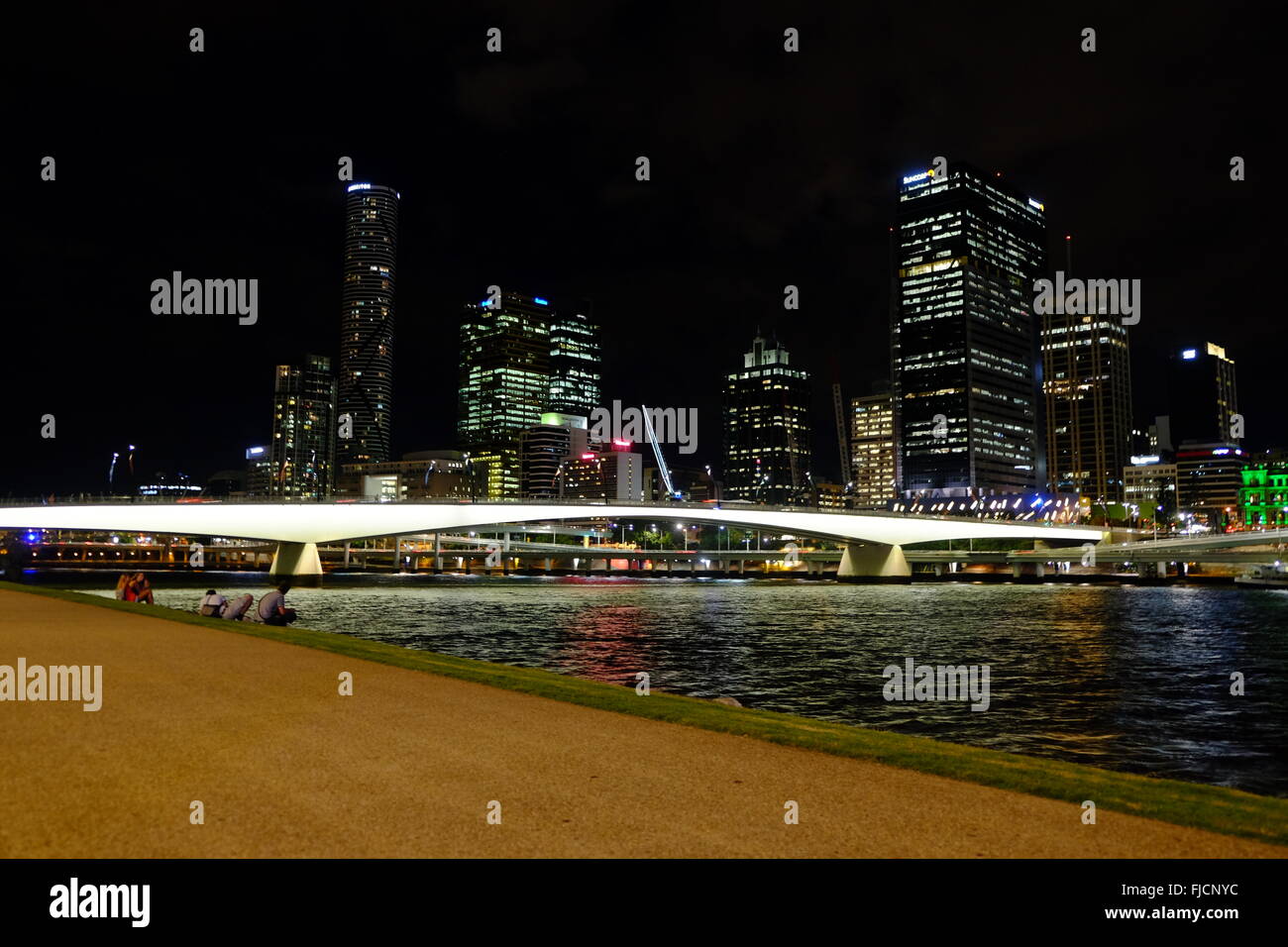 Southbank in Brisbane Stock Photo