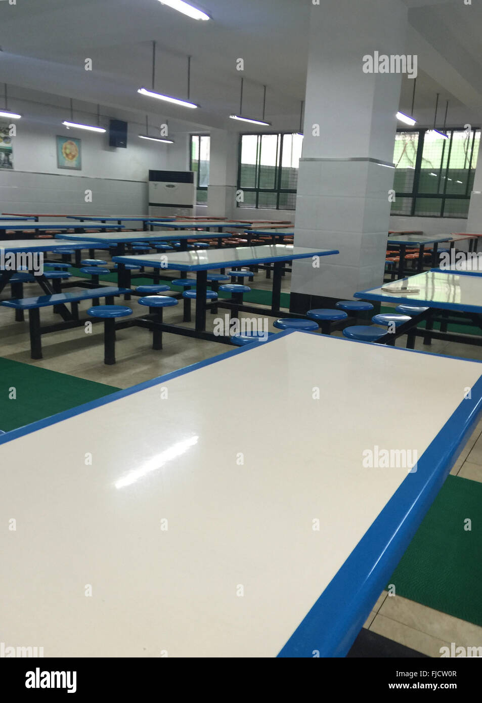 Clean and tidy canteen Stock Photo Alamy