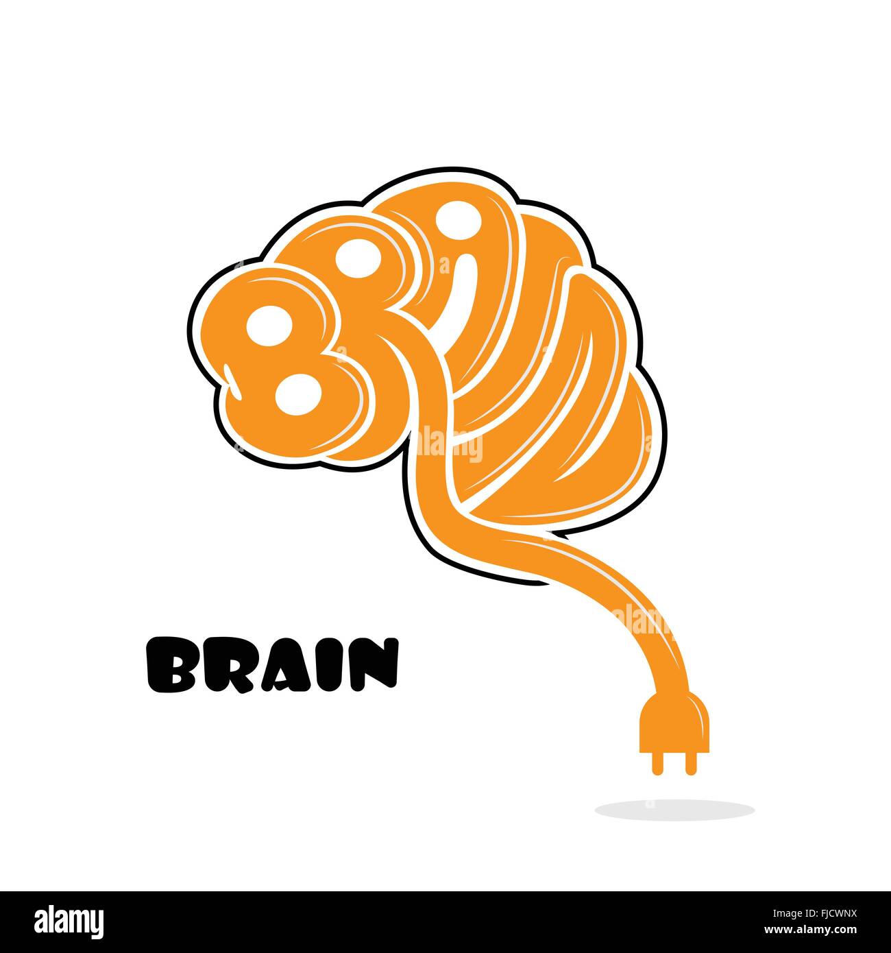 Brain sign,brain logo,mine,creative,learning logo,education logo,school,kids,arts vector logo.Vector illustration Stock Vector