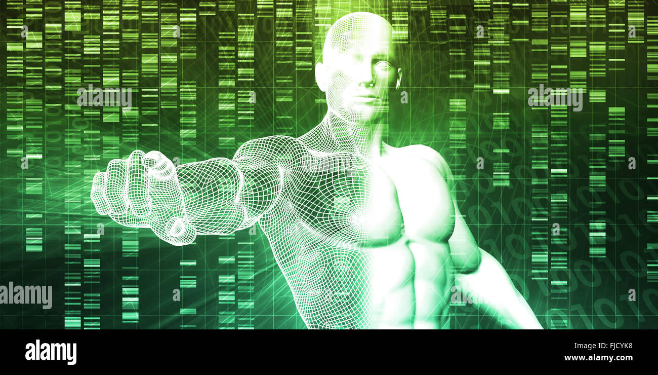 Genetic Engineering Science Research and Development Concept Stock Photo