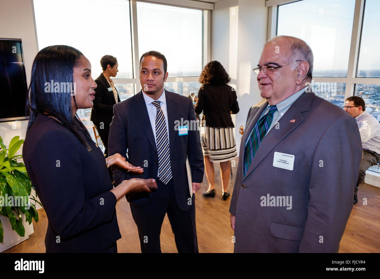 Miami Florida,Southeast Financial Center,centre,Caribbean Bar Association,Fifth Annual Diversity Symposium,Black Blacks African Africans ethnic minori Stock Photo