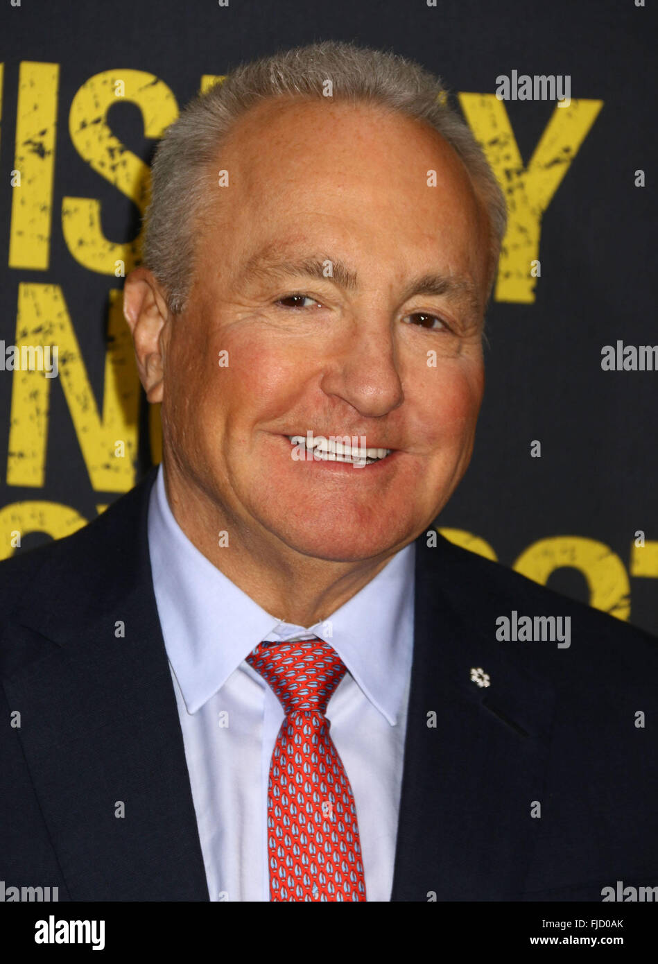 New York, New York, USA. 1st Mar, 2016. Producer LORNE MICHAELS attends the New York premiere of