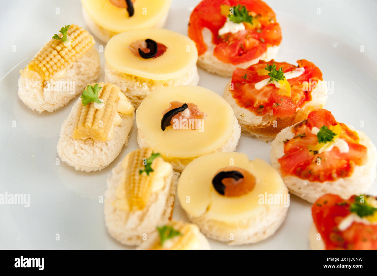 Hors D'oeuvres Stock Photo