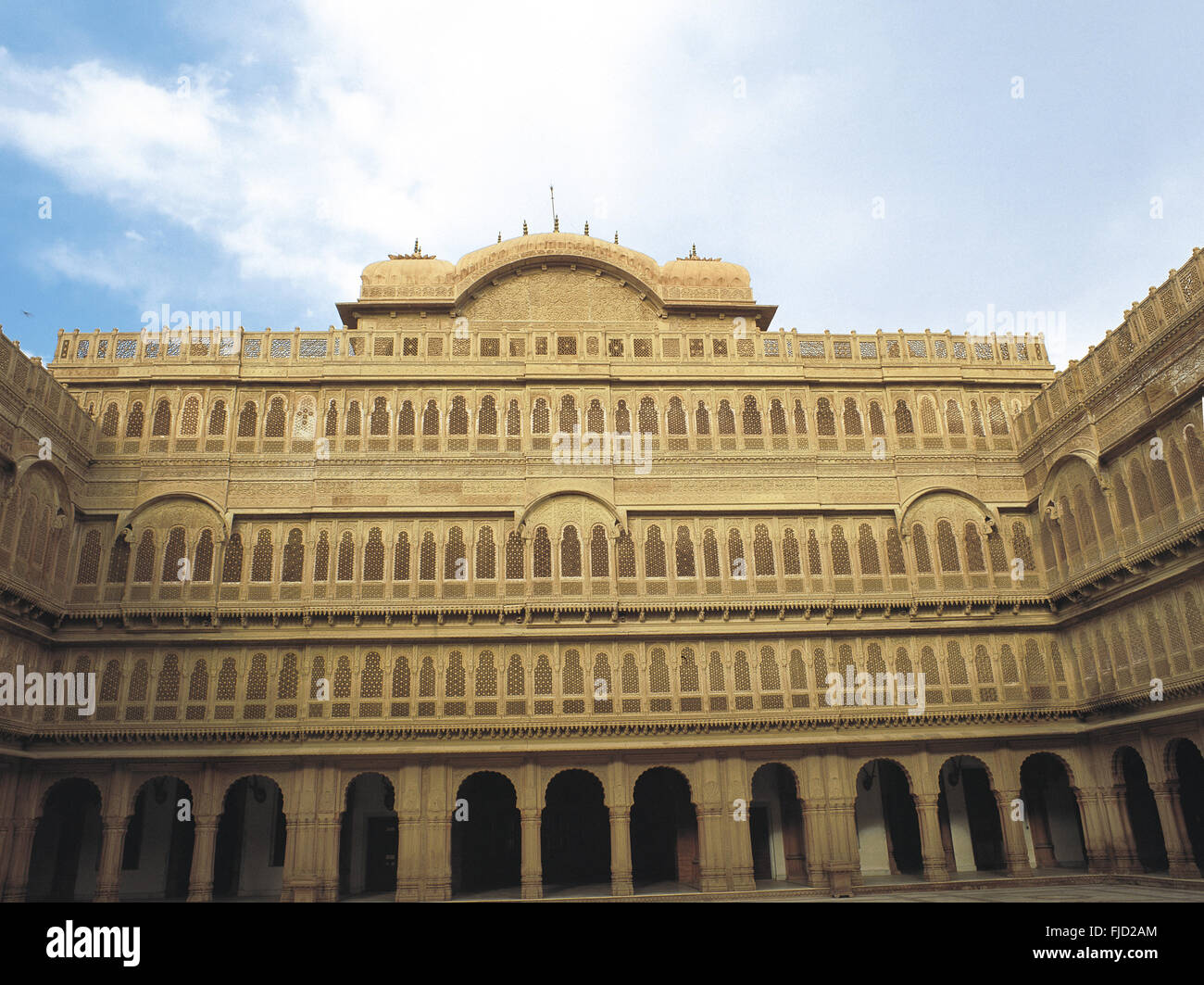 Lalgarh palace, bikaner, rajasthan, india, asia Stock Photo