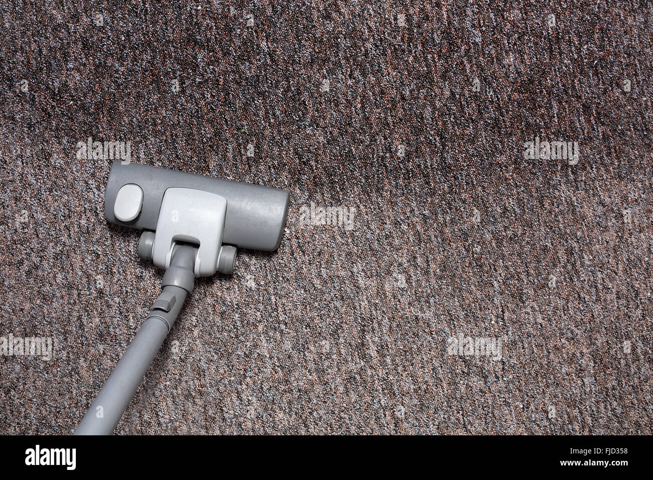 Vacuuming very dirty carpet Stock Photo Alamy