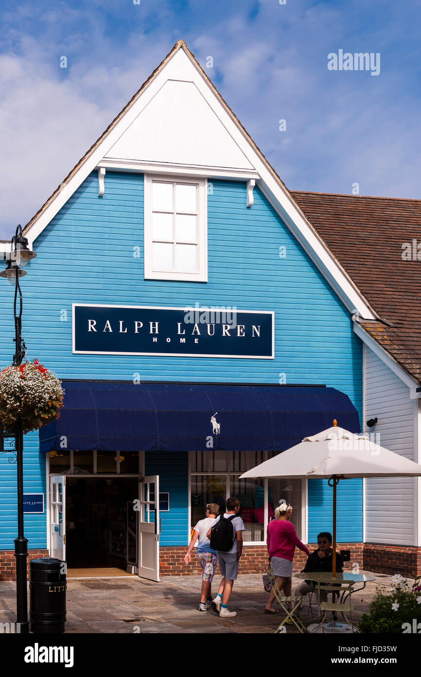 The Ralph Lauren Home shop store at Bicester Village in Bicester ,  Oxfordshire , England , Britain , Uk Stock Photo - Alamy