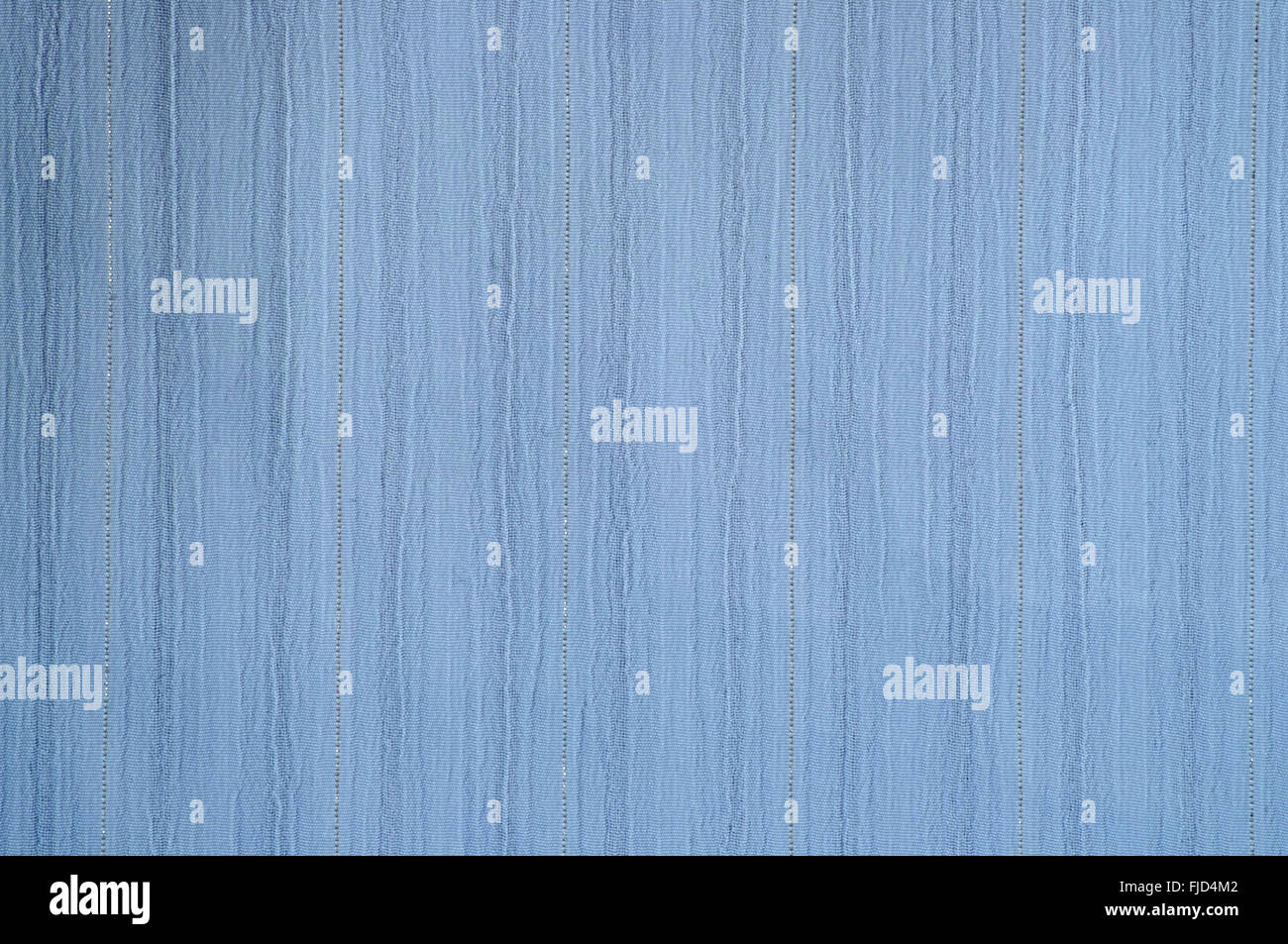 Blue stripy fabric background close up with texture Stock Photo