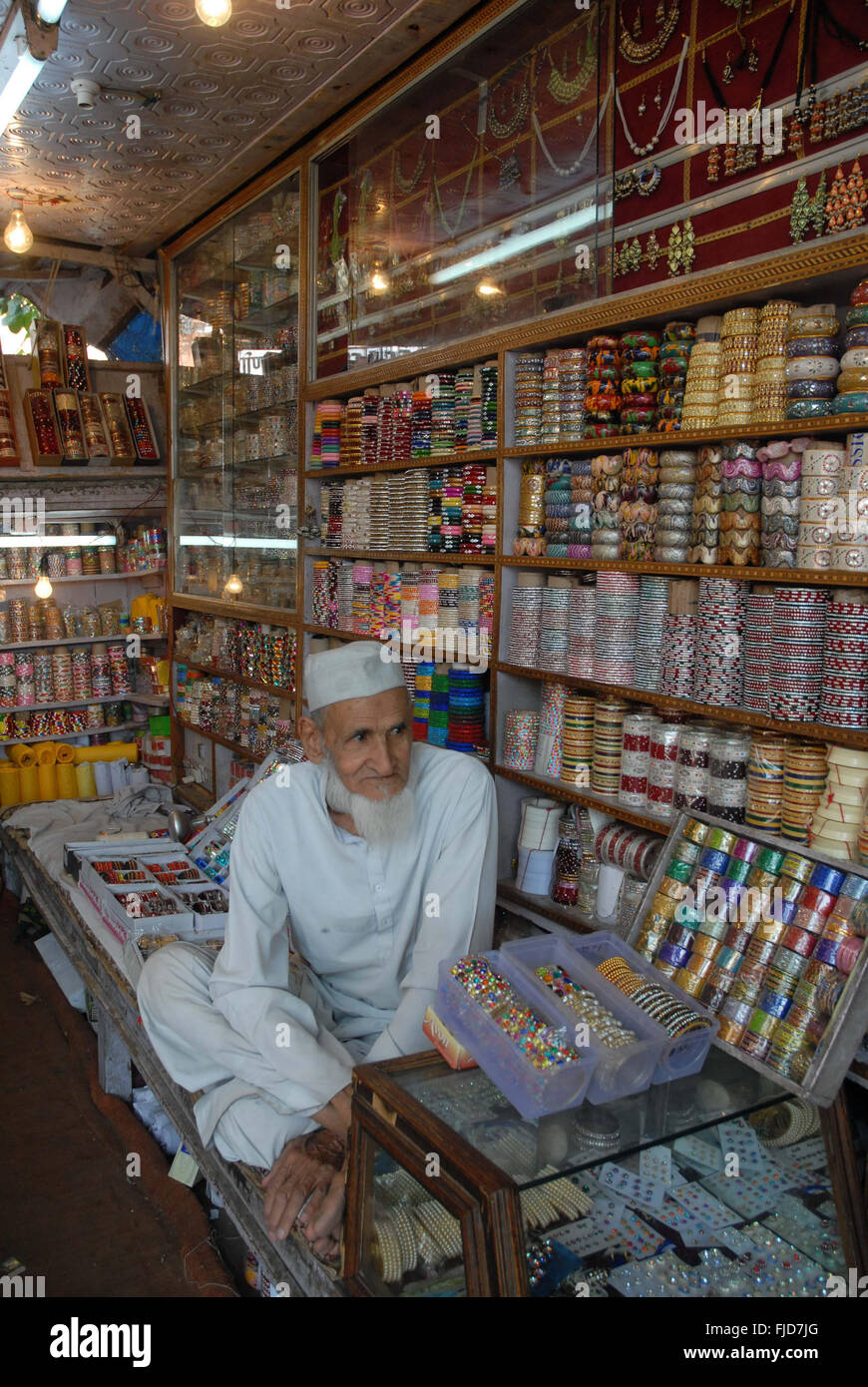 bangles shop, jaipur, rajasthan, india, asia Stock Photo
