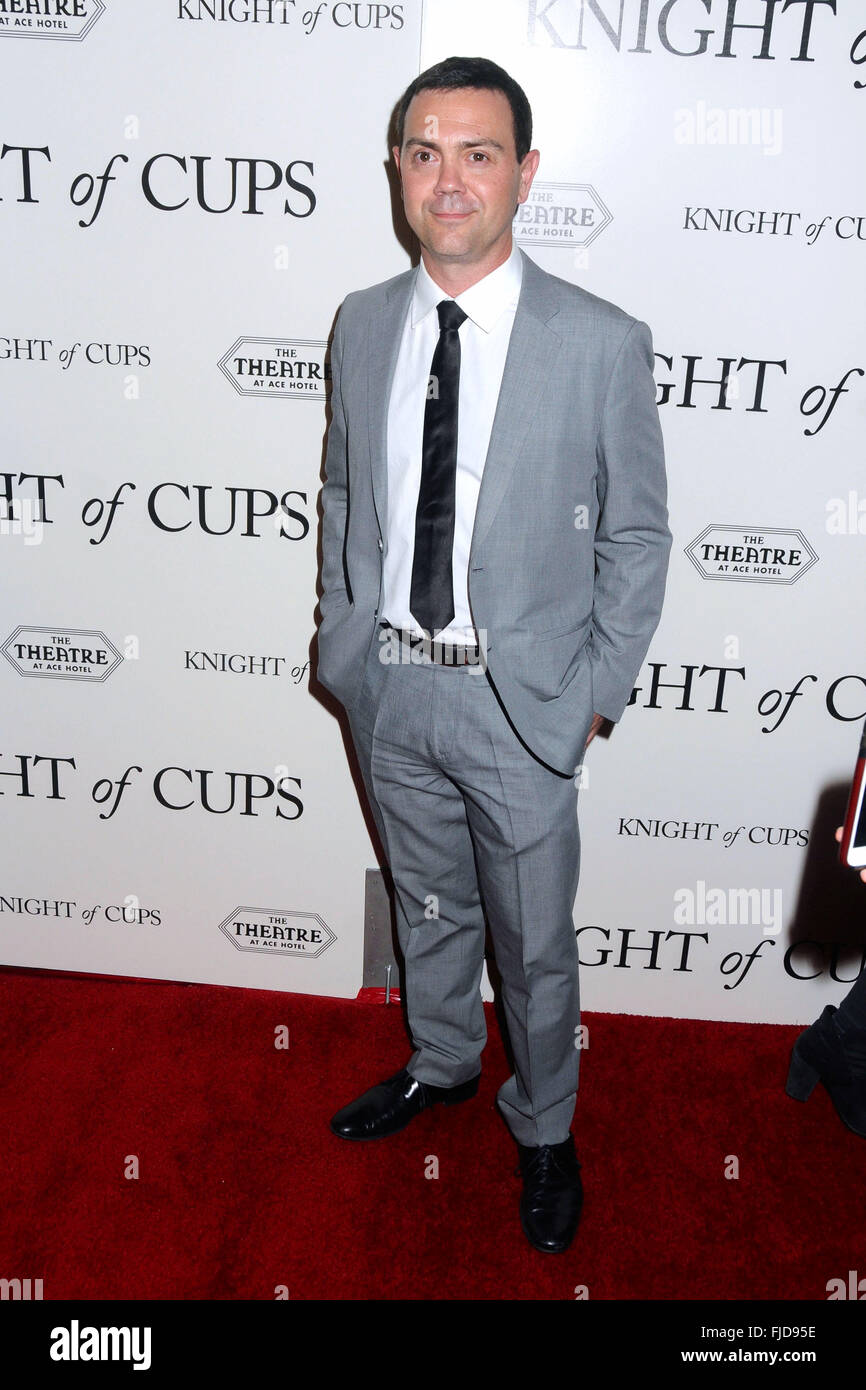 Los Angeles, CA, USA. 1st Mar, 2016. Joe Lo Truglio. ''Knight Of Cups ...