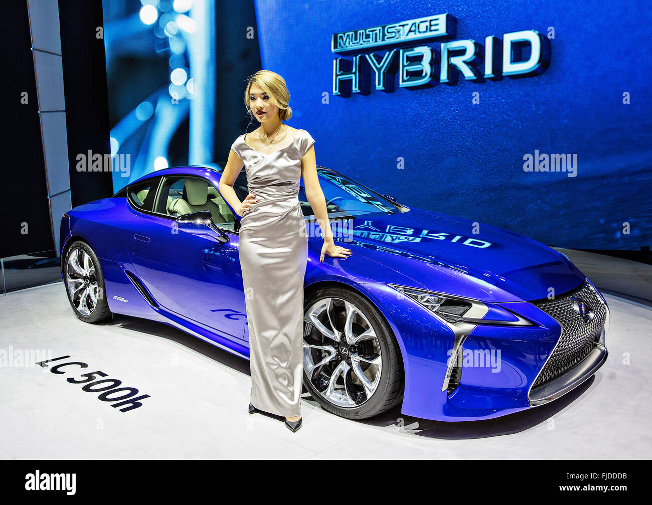 MultiStage Hybrid Lexus LC 500 h Stock Photo