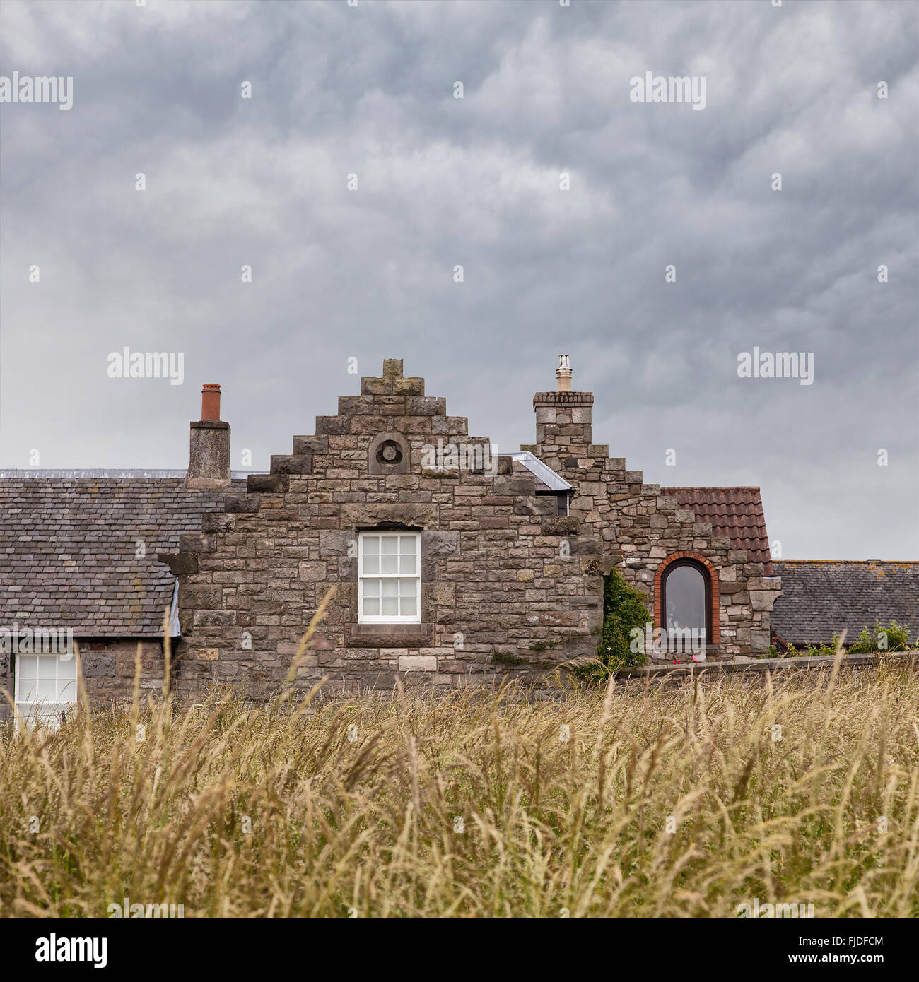 Image of a traditional stone cottage, commonly found in England and