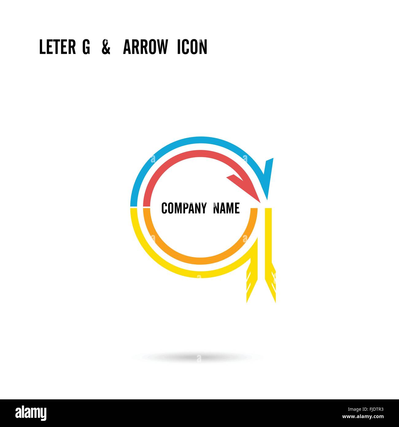 Creative letter G icon abstract logo design vector template. Corporate ...