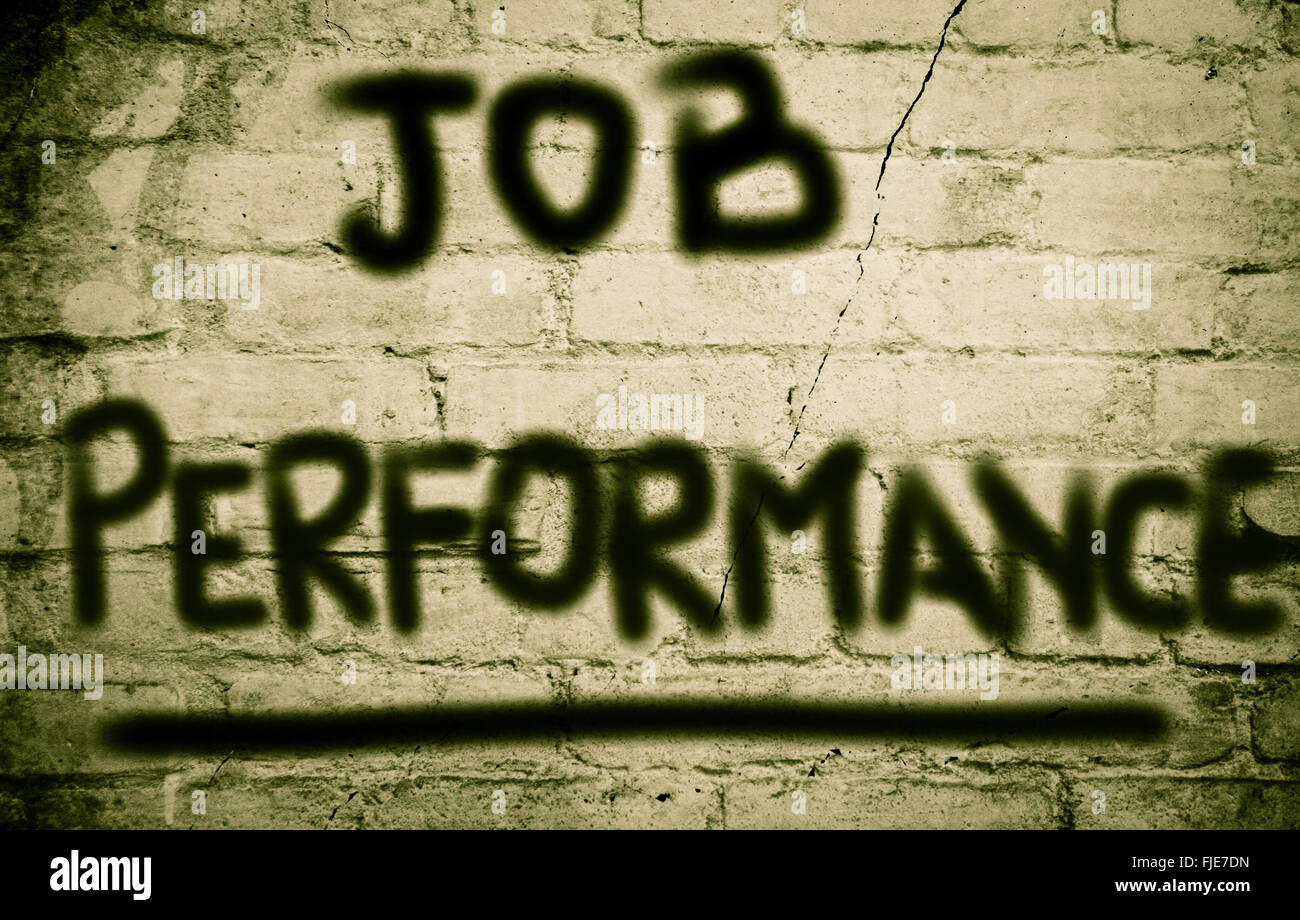 Job Performance Concept Stock Photo - Alamy