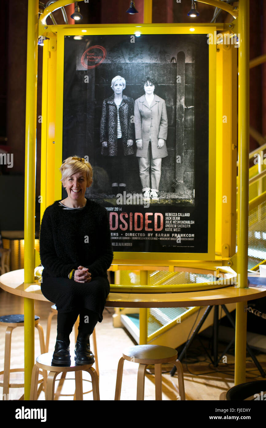Actress Julie Hesmondhalgh at the Royal Exchange Theatre Manchester. Stock Photo