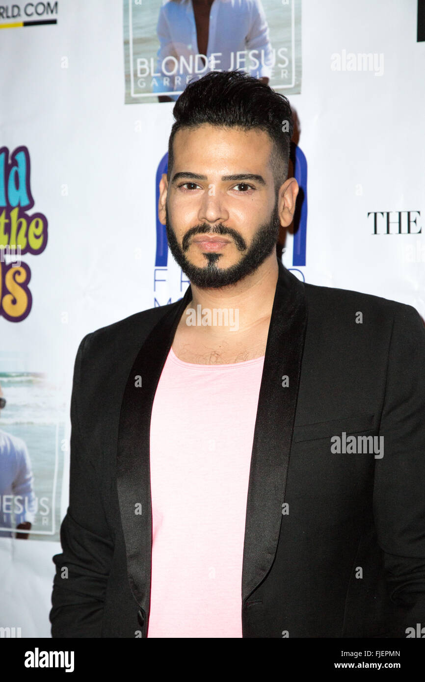 West Hollywood, California, USA. 29th February, 2016. Rene Marcellus attends the 'Child of the '70s' TV Series Season 4 Premiere in West Hollywood, California, USA. Credit:  Sheri Determan/Alamy Live News Stock Photo